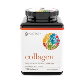 Youtheory Collagen with Vitamin C, 290 Count (1 Bottle)