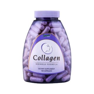 Collagen Pills Wrinkle Formula with Vitamin C, E - Wrinkle Repair, Boosts Hair, Nails and Skin Health - Hydrolyzed Collagen Peptides, Anti Aging Supplement, 150 Collagen Capsules