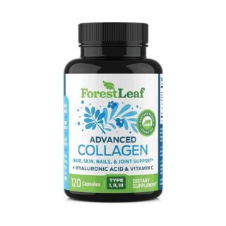 Advanced Collagen Supplement, Type 1, 2 and 3 with Hyaluronic Acid and Vitamin C - Anti Aging Joint Formula - Boosts Hair, Nails and Skin Health - 120 Capsules