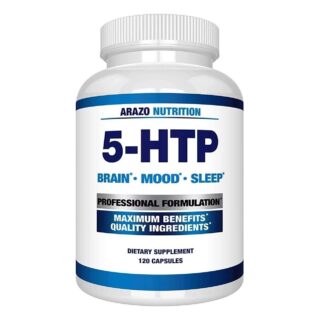 5-HTP 200mg Plus Calcium for Mood, Sleep ? Supports Calm and Relaxed Mood ? 99% High Purity ? 120 Capsules