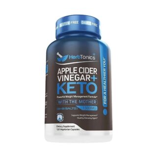 Apple Cider Vinegar Capsules Plus Keto BHB | Fat Burner & Weight Loss Supplement for Women & Men | Appetite Suppressant | 120 Vegan Diet Pills