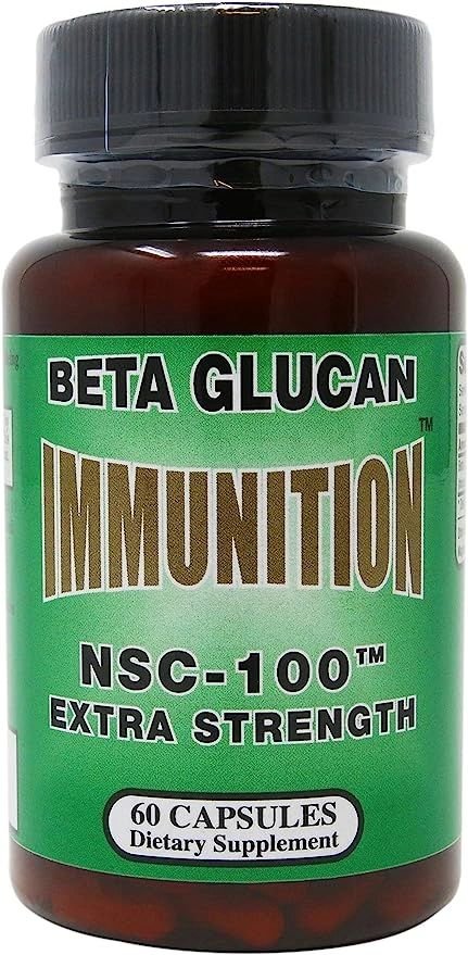 Immunition NSC 100 Beta Glucan Extra Strength 10 Milligrams 60 Capsules