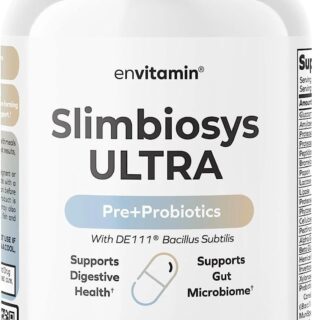 envitamin Slimbiosys Ultra Probiotic Capsule - Pre & Probiotics - Support Your Microbiome Visit the envitamin Store
